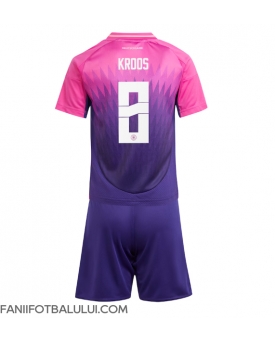 Germania Toni Kroos #8 Echipament de Fotbal Replică European 2024 Copii Deplasare (+ Șorturi)